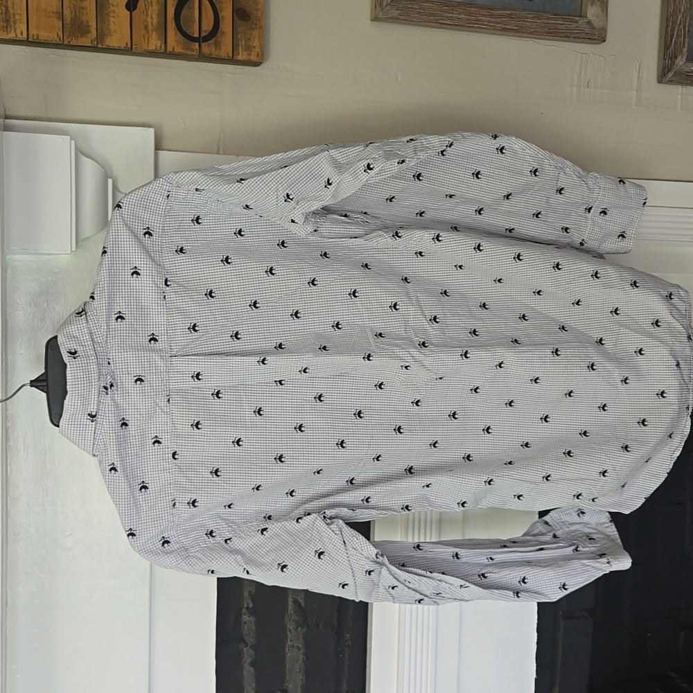 Brooks Brothers White Patterned Shirt - Picture 10 of 10
